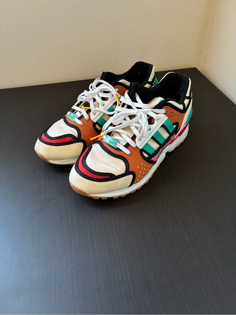 The Simpsons Krusty Burger ZX 10000 x Adidas. Size - 7